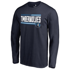 NBA - Minnesota Timberwolves Onside Stripe Long Sleeve T-Shirt - Navy