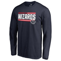 NBA - Washington Wizards Onside Stripe Long Sleeve T-Shirt - Navy