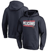 NBA - New Orleans Pelicans Onside Stripe Pullover Hoodie - Navy