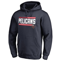 NBA - New Orleans Pelicans Onside Stripe Pullover Hoodie - Navy