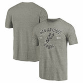 NBA - San Antonio Spurs Team Heritage Tri-Blend T-Shirt - Gray
