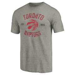 NBA - Toronto Raptors Team Heritage Tri-Blend T-Shirt - Gray