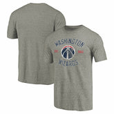NBA - Washington Wizards Team Heritage Tri-Blend T-Shirt - Gray