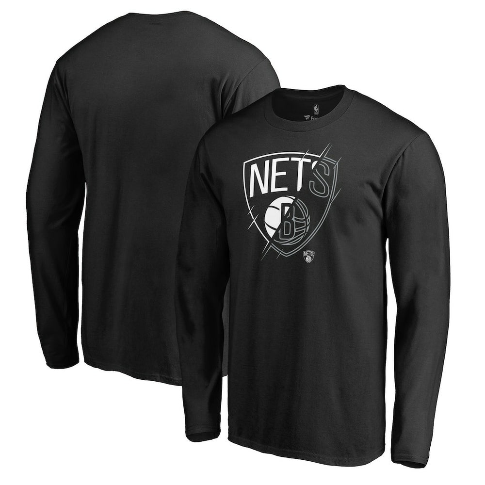 NBA - Brooklyn Nets X-Ray Long Sleeve T-Shirt - Black