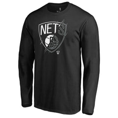NBA - Brooklyn Nets X-Ray Long Sleeve T-Shirt - Black