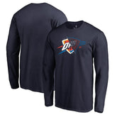 NBA - Oklahoma City Thunder X-Ray Long Sleeve T-Shirt - Navy
