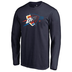 NBA - Oklahoma City Thunder X-Ray Long Sleeve T-Shirt - Navy