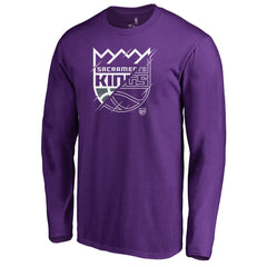NBA - Sacramento Kings X-Ray Long Sleeve T-Shirt - Purple