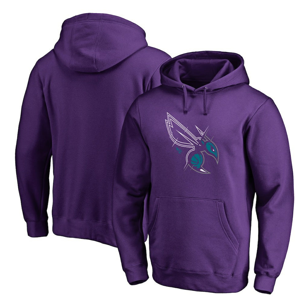 NBA - Charlotte Hornets X-Ray Pullover Hoodie - Purple