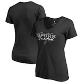 NBA - San Antonio Spurs Women's Script Assist T-Shirt - Black