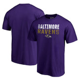 Baltimore Ravens Iconic Collection Fade Out T-Shirt Purple - NFL