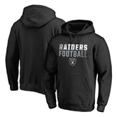 Las Vegas Raiders Iconic Collection Fade Out Pullover Hoodie Black - NFL