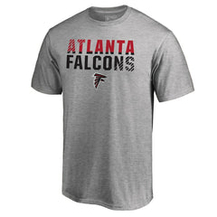 Atlanta Falcons Iconic Collection Fade Out T-Shirt Ash - NFL