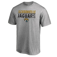 Jacksonville Jaguars Iconic Collection Fade Out T-Shirt Ash - NFL