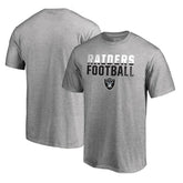 Las Vegas Raiders Iconic Collection Fade Out T-Shirt Ash - NFL