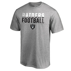 Las Vegas Raiders Iconic Collection Fade Out T-Shirt Ash - NFL
