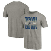 Tampa Bay Rays Cooperstown Collection Antique Stack Tri-Blend T-Shirt Clearance