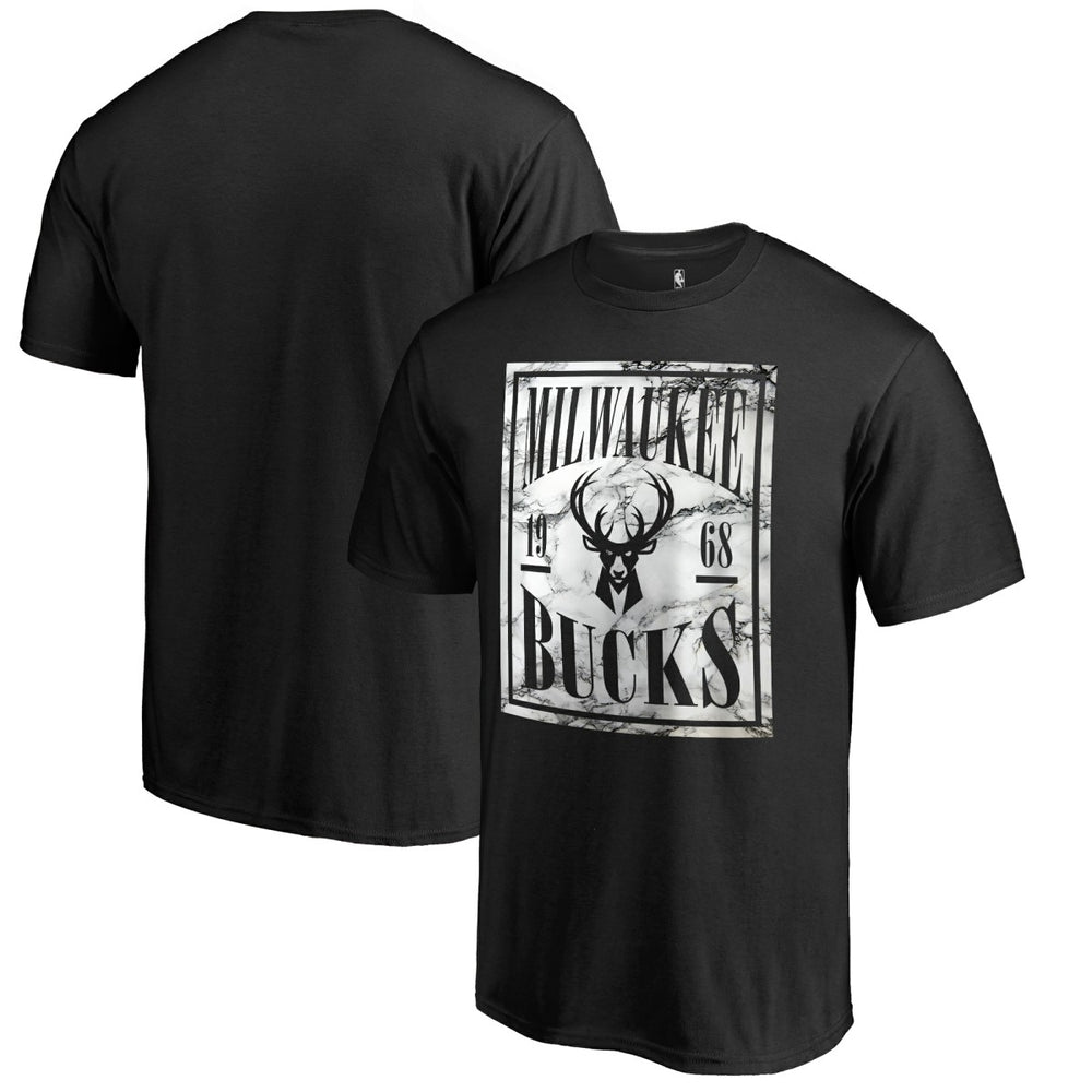 NBA - Milwaukee Bucks Black Court Vision T-Shirt