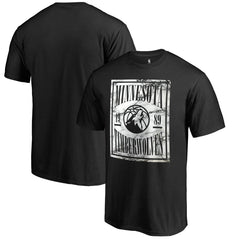 NBA - Minnesota Timberwolves Black Court Vision T-Shirt