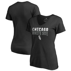 Chicago White Sox Women's Fade Out V-Neck T-Shirt Clearance