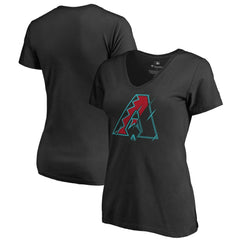 Arizona Diamondbacks Women's X-Ray V-Neck T-Shirt Sale
