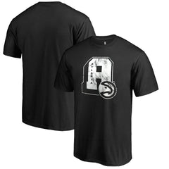 NBA - Atlanta Hawks Letterman T-Shirt - Black