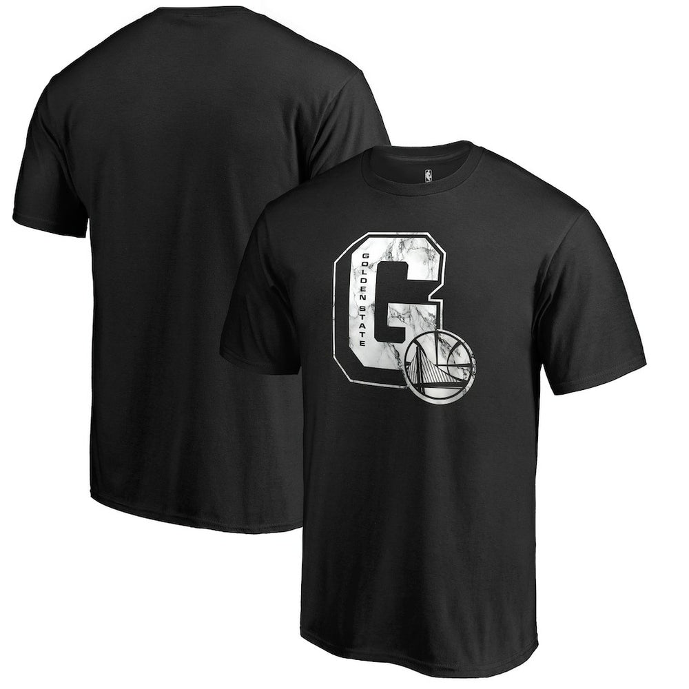 NBA - Golden State Warriors Letterman T-Shirt - Black