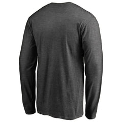Philadelphia Eagles Primary Logo Long Sleeve T-Shirt Heathered Charcoal - NFL