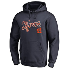 Detroit Tigers Team Lockup Fitted Pullover Hoodie Lifestyle