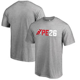 Patrik Elias New Jersey Devils - PE26 T-Shirt Heather Gray