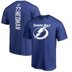 Victor Hedman Tampa Bay Lightning - Backer T-Shirt Blue