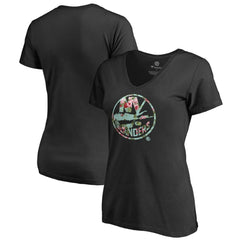New York Islanders - Women's Lovely V-Neck T-Shirt Black