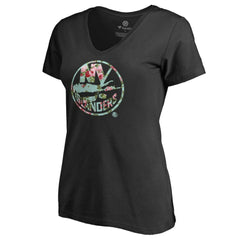 New York Islanders - Women's Lovely V-Neck T-Shirt Black