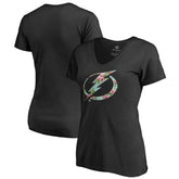 Tampa Bay Lightning - Women's Lovely V-Neck T-Shirt Black