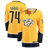 Juuse Saros Nashville Predators - Fanatics Women's Breakaway Player Jersey Gold