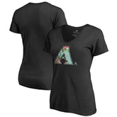 Arizona Diamondbacks Women's Lovely V-Neck T-Shirt On Sale