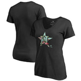 Houston Astros Women's Lovely V-Neck T-Shirt for sale