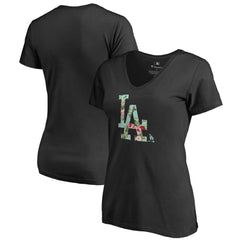 Los Angeles Dodgers Women's Lovely V-Neck T-Shirt discount