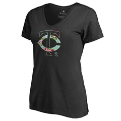 Minnesota Twins Women's Lovely V-Neck T-Shirt Online