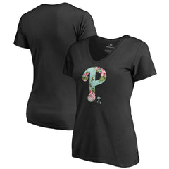 Philadelphia Phillies Women's Lovely V-Neck T-Shirt On Sale