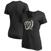 Washington Nationals Women's Lovely V-Neck T-Shirt Near Me
