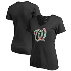 Washington Nationals Women's Lovely V-Neck T-Shirt Near Me