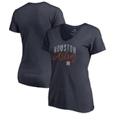 Houston Astros Women's Graceful V-Neck T-Shirt Clearance