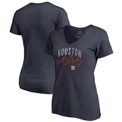 Houston Astros Women's Graceful V-Neck T-Shirt Clearance
