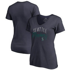 Seattle Mariners Women's Graceful V-Neck T-Shirt Lifestyle