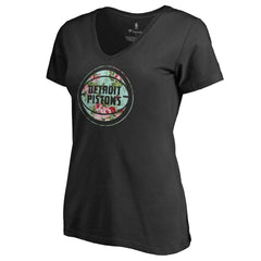 NBA - Detroit Pistons Lovely V-Neck T-Shirt - Black