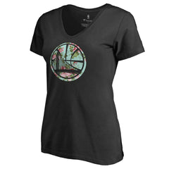 NBA - Golden State Warriors Lovely V-Neck T-Shirt - Black