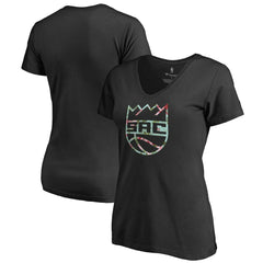 NBA - Sacramento Kings Lovely V-Neck T-Shirt - Black
