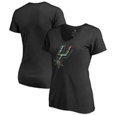NBA - San Antonio Spurs Lovely V-Neck T-Shirt - Black