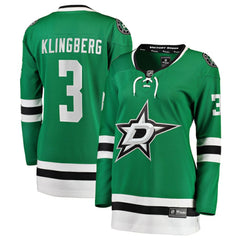 John Klingberg Dallas Stars - Fanatics Women's Breakaway Player Jersey Kelly Green
